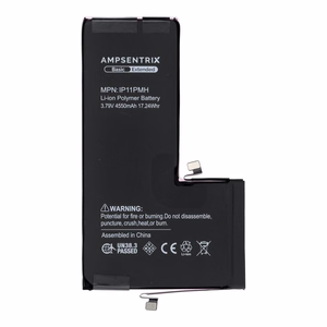 AmpSentrix Basic battery for iPhone 11 Pro Max (high capacity 4550mAh)