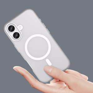 Чехол Magnetic Abrasive (MagSafe) для iPhone 17 матовый белый