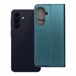 SMART MAGNETO knygų dėklas SAMSUNG A57 tamsiai žalias