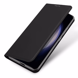 Dux Ducis Skin Pro dėklas telefonui Samsung S24+ su atvartu - juodas