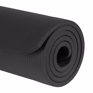 REBEL ACTIVE juodas gimnastikos kilimėlis