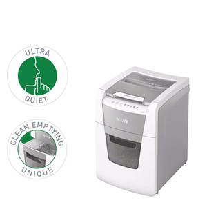 Leitz 80110000 dokumentų naikiklis Kryžminis 22 cm Pilka, Balta