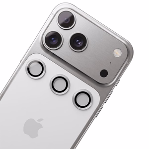 TFO camera lens protector set for Apple iPhone 18 Pro Max, silver