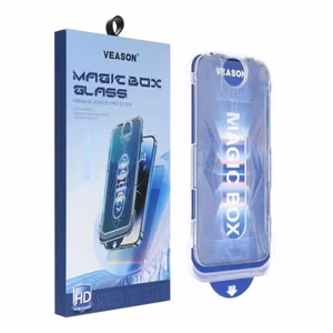 6D Pro Veason Easy-Install Glass + Applicator - for iPhone 17 Air black