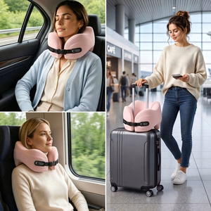 Tech-Protect ComfortRest Travel Pillow - Pink