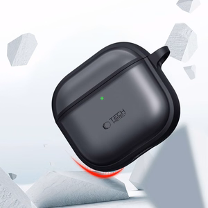 Tech-Protect silikoninis dėklas AirPods Pro 3 matinis juodas