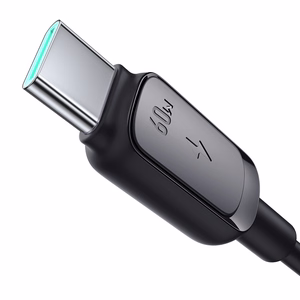 Joyroom Multi-Color Series A14 USB-C / USB-C 60W кабель 1.2 m - чёрный