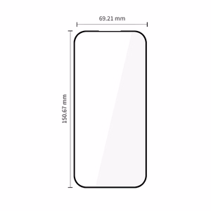 "Tech-Protect Glass Fit+" 2 vnt. grūdinto stiklo, skirto "Google Pixel 9A / 20A" - Juodas