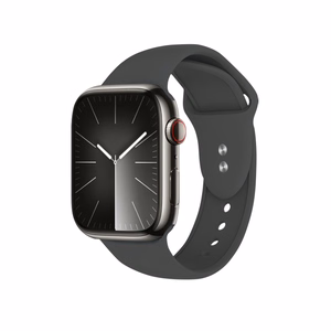Crong Liquid dirželis, skirtas Apple Watch 44 / 45 / 46 / 49 mm, grafito spalvos