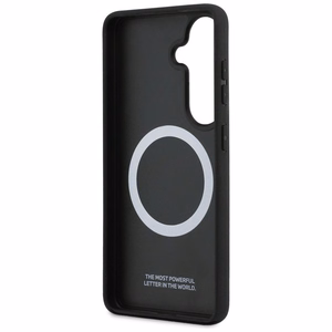 BMW dėklas Magnetic Kevlar su Logo skirtas Samsung Galaxy S26 juodas