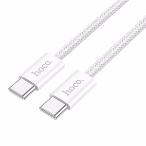 Кабель Hoco X104 60W USB-C на USB-C 2.0m белый