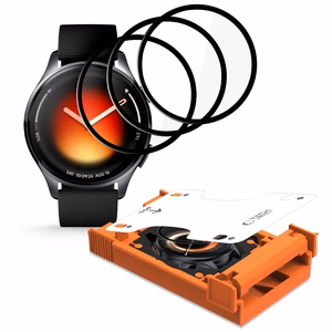 Tech-Protect Easy Set Flex+ 3 vnt. hibridinis stikliukas Xiaomi Watch 5 juodas