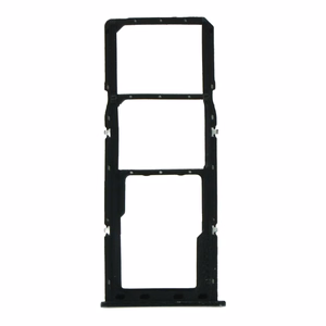 SIM kortelės laikiklis Samsung A715 A71 2020, prizminės intensyvios juodos spalvos, OEM