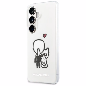 Karl Lagerfeld IML Karl&Choupette MagSafe Case for Samsung Galaxy S26 - Transparent
