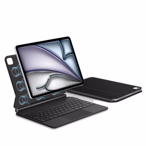 Tech-Protect Smartcase Magnetinis su klaviatūra iPad Pro 12.9” 2020 / 2021 / 2022 / iPad Air 13” 2024 / 2025 - Juodas