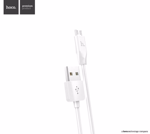 Кабель Hoco X1 microUSB 1.0m белый