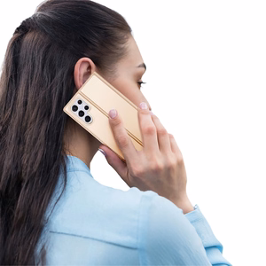 Dux Ducis Skin Pro dėklas Samsung Galaxy S22 Ultra auksinis