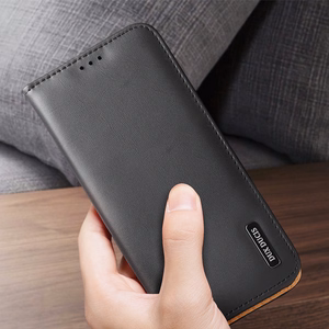 Dux Ducis Hivo dėklas Samsung Galaxy S23+ atverčiamas dėklas su pinigine ir RFID apsauga rudas
