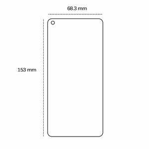 Grūdintas stiklas 2,5D Oppo Reno 6 5G