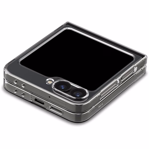 Spigen AirSkin dėklas, skirtas Samsung Galaxy Z Flip6 / Z Flip7 FE, visiškai skaidrus