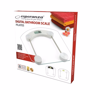 Esperanza EBS008W elektroninės asmeninės svarstyklės Rectangle White