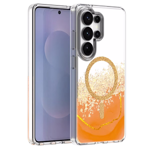 Чехол Epoxy Mag для Samsung Galaxy S26 Ultra оранжевый
