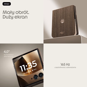 Смартфон Motorola razr 70 ultra, 17.7 см (6.96"), две SIM-карты, Android 16.0, 5G, USB Type-C, 16 ГБ ОЗУ, 512 ГБ, 5000 мА·ч, с отделкой под дерево