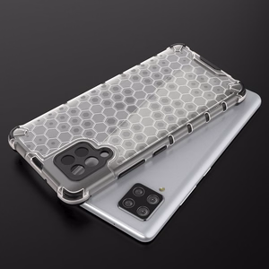 Honeycomb dėklas šarvuotas su TPU buferiu Samsung Galaxy A42 5G žalias