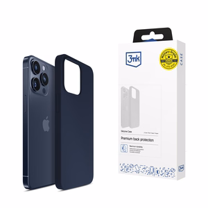 3mk Silikoninis dėklas iPhone 15 Pro - tamsiai mėlynas