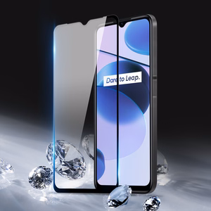 Dux Ducis 9D закалённое стекло на весь экран 9H закалённое стекло с рамкой Realme C35 чёрный (case friendly)