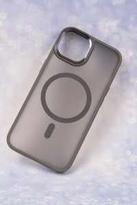 Frozen Mag dėklas for iPhone 17 6,3" pilkas