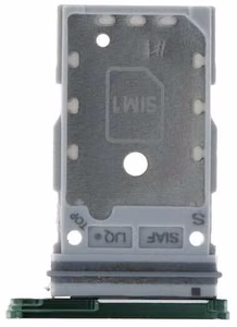 Держатель SIM-карты Samsung S911/S916 S23/S23 Plus Dual зелёный оригинальный (service pack)