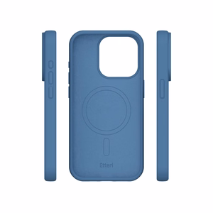 "Etteri" silikoninis "Mag" dėklas iPhone 14 6,1" tamsiai mėlynas