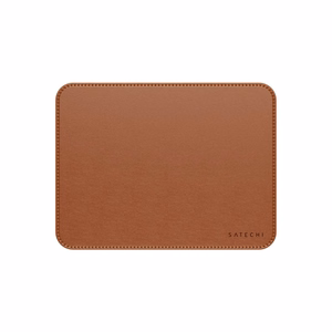SATECHI vegan leather pelės kilimėlis ST-LMPN rudas