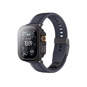 Защитное стекло AmazingThing Radix с чехлом для Apple Watch Ultra 3 49 мм — чёрный