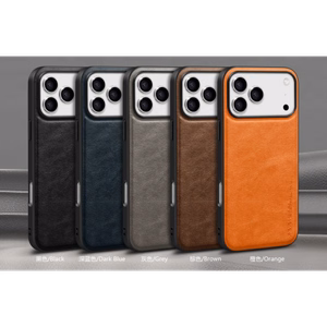 Telefono dėklas X-Level „Earl III Collection“ skirtas Apple iPhone 17 Pro Max oranžinis