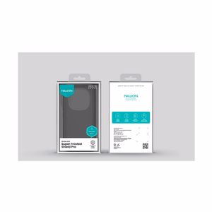 Nillkin Super Frosted Shield Pro dėklas Xiaomi Redmi Note 15 Pro+ 5G/Poco M8 Pro 5G skaidrus juodas