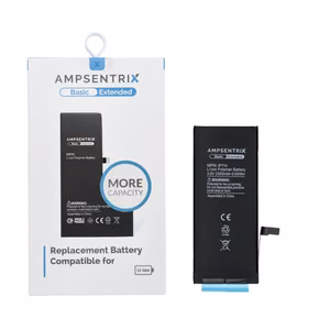 AmpSentrix Basic baterija iPhone 7 (didelės talpos 2350 mAh)