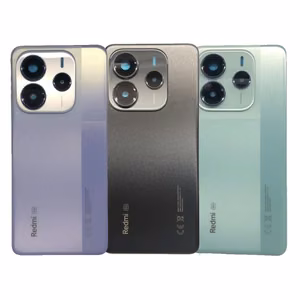 Back Cover Compatible with Xiaomi Redmi Note 14 5G / Black / (with camera lens) OEM