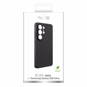 Puro ICON apsauginis dėklas skirtas Samsung Galaxy S26 Ultra silikoninis - juodas