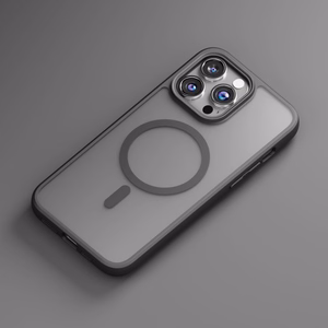 Чехол Etteri Matt Mag для iPhone 15 Pro 6,1" чёрный