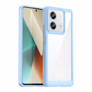 Kosmoso dėklas su geliniu rėmeliu telefonui Xiaomi Redmi Note 13 Pro - mėlynas