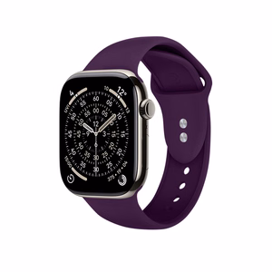 Crong Liquid dirželis, skirtas Apple Watch 38 / 40 / 41 / 42 mm, slyvų spalvos