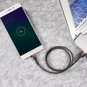 Кабель Baseus Cafule Micro USB 2A 3м (чёрно-красный)