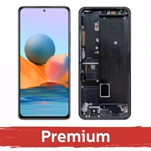 LCD дисплей совместим с Xiaomi Mi Note 10 (Note 10 Pro / Note 10 Lite (2020)) с рамкой / Glacier White / OEM