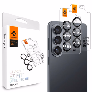 Spigen Glas.Tr Ez Fit Optik Pro HD Kameros apsauga 2-pack skirtas Samsung Galaxy S26+ - juodas