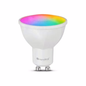 Nanoleaf Essentials Matter GU10 – 5 W RGBCW išmanioji lemputė su Wi-Fi, Bluetooth ir Thread