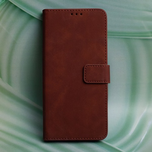 Išmanusis Velvet dėklas telefonui Xiaomi Redmi 9C rudas