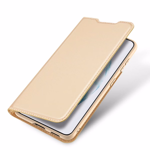 Dux Ducis Skin Pro dėklas atverčiamas dėklas Samsung Galaxy S22 + (S22 Plus) auksinis