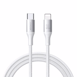 Joyroom S-A28 USB-C – Lightning kabelis 30W, 1 m, baltas